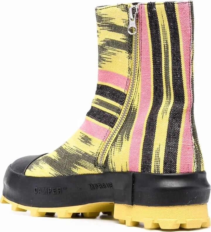 Traktori abstract-print ankle boots - Image 3