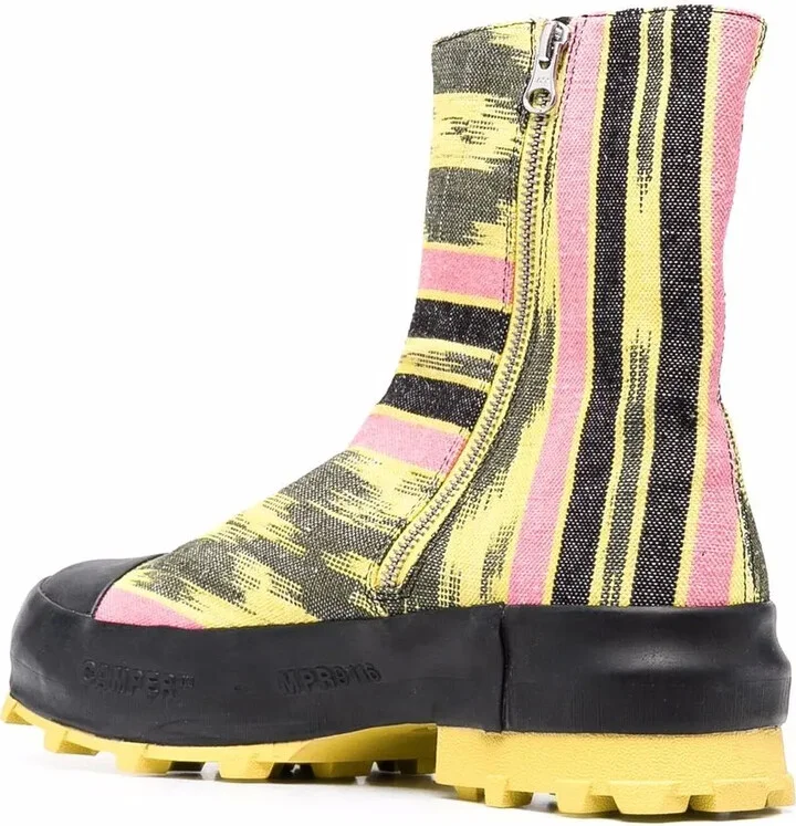 Traktori abstract-print ankle boots - Image 3