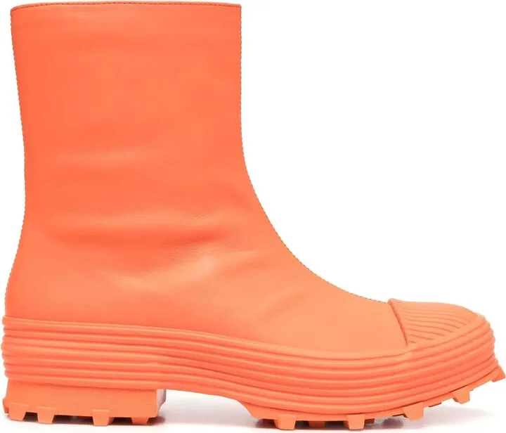Traktori leather ankle boots