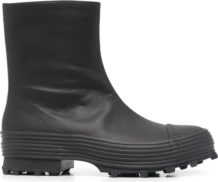 Traktori leather ankle boots