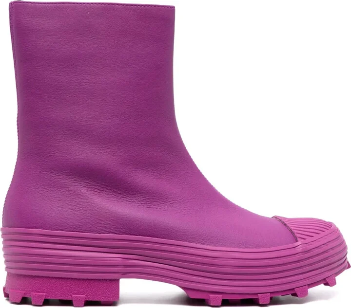 Traktori leather ankle boots