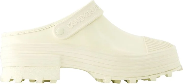 Traktori Slides - Camper - Leather - White