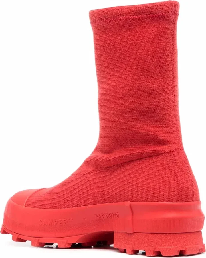Traktori stretch-knit high-ankle boots - Image 3