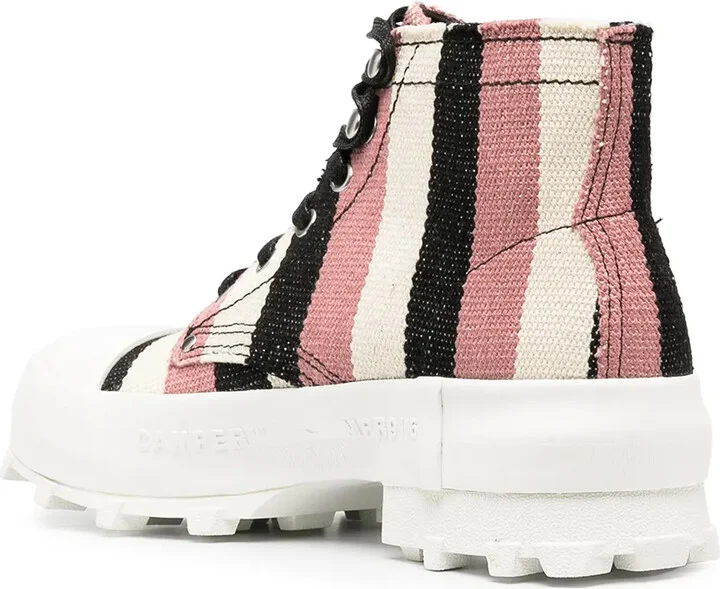Traktori striped ankle boots - Image 3
