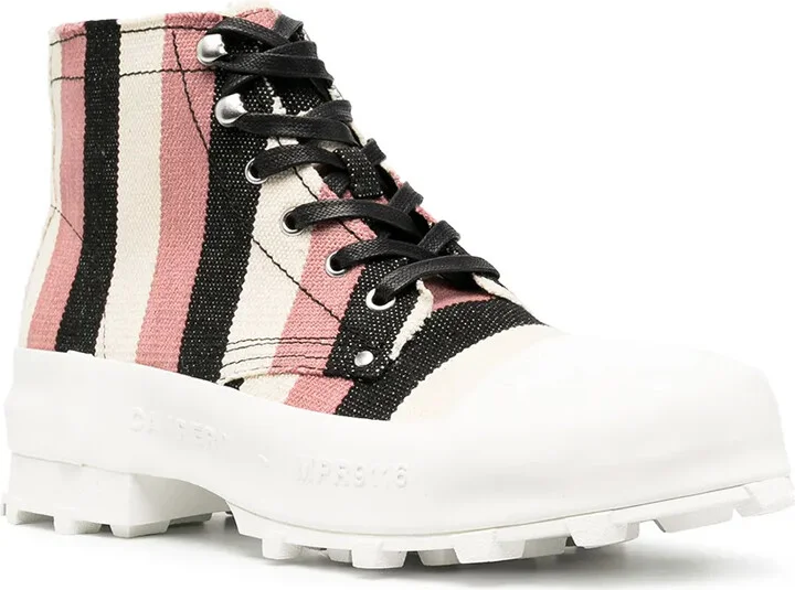Traktori striped ankle boots - Image 2