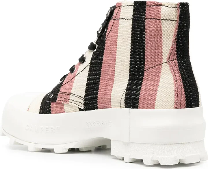 Traktori striped ankle boots - Image 3