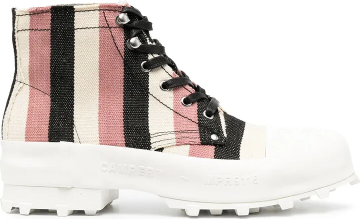 Traktori striped ankle boots
