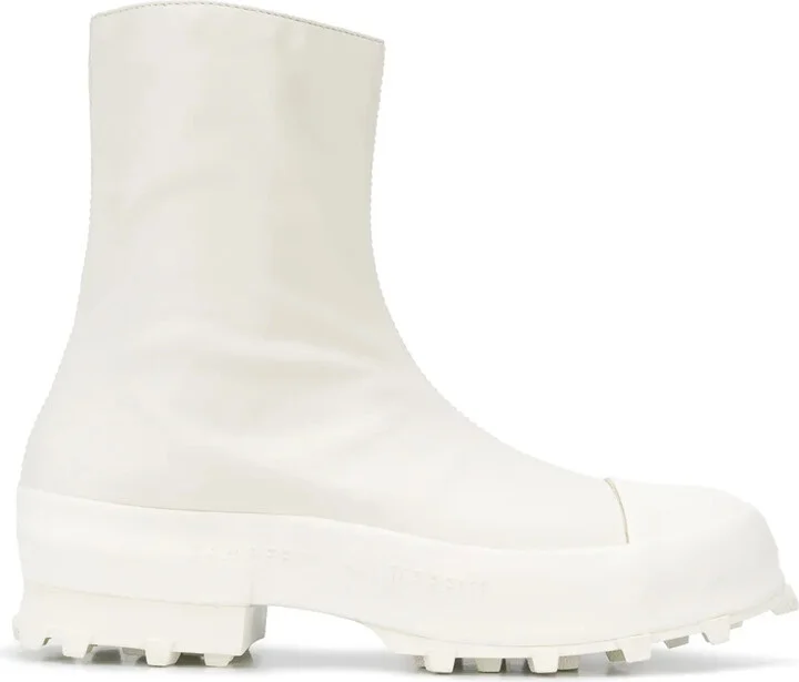 Traktori zipped ankle boots