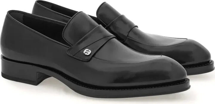 Tramezza almond-toe leather loafers - Image 2