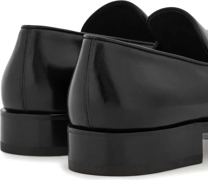 Tramezza almond-toe leather loafers - Image 3