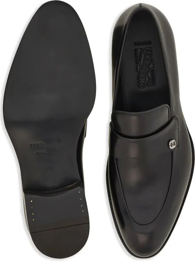 Tramezza almond-toe leather loafers - Image 5