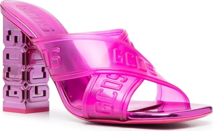 Translucent Criss-Cross Sandals - Image 2