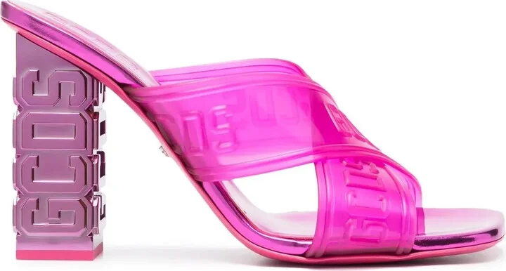 Translucent Criss-Cross Sandals