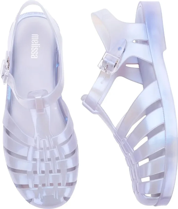 Translucent Strappy Sandals - Image 3