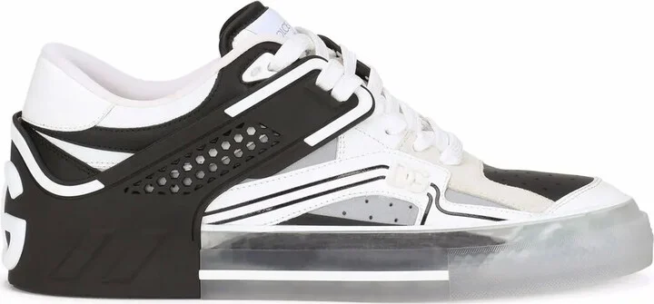 Transparent Cut-Out Sneakers