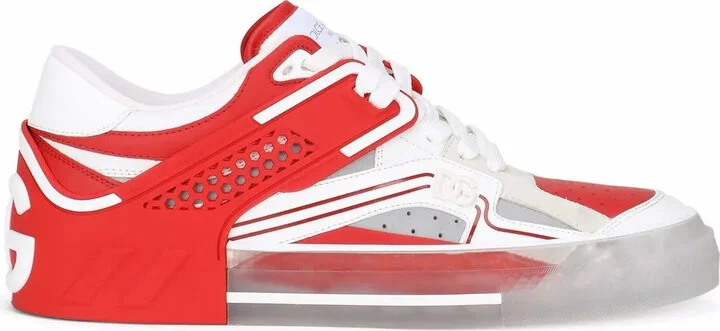 Transparent Cut-Out Sneakers