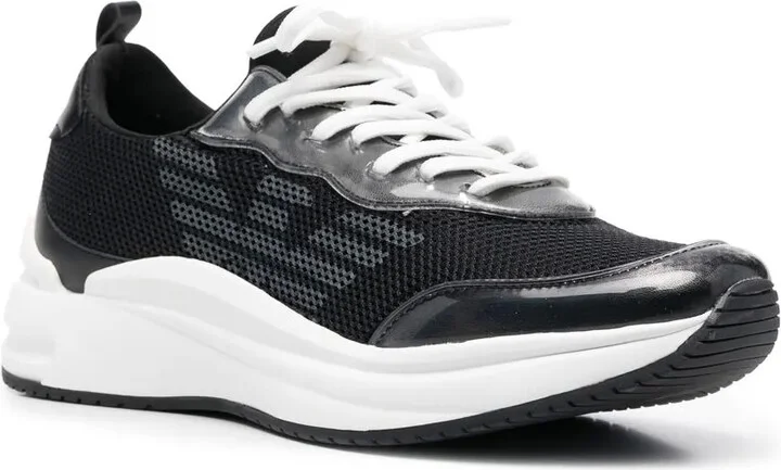 Transparent-Detail Low-Top Sneakers - Image 2