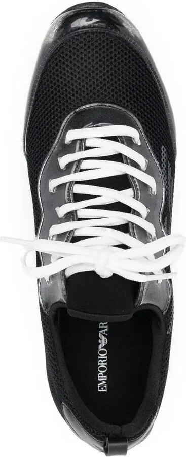 Transparent-Detail Low-Top Sneakers - Image 4