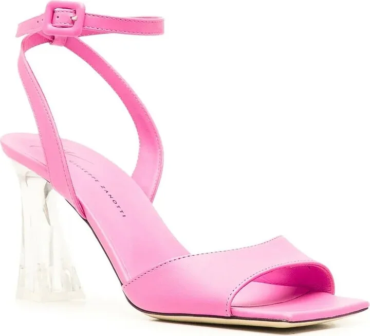 Transparent-Heel Strappy Sandals - Image 2