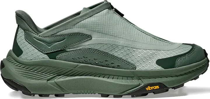 Transport zip-front mesh sneakers