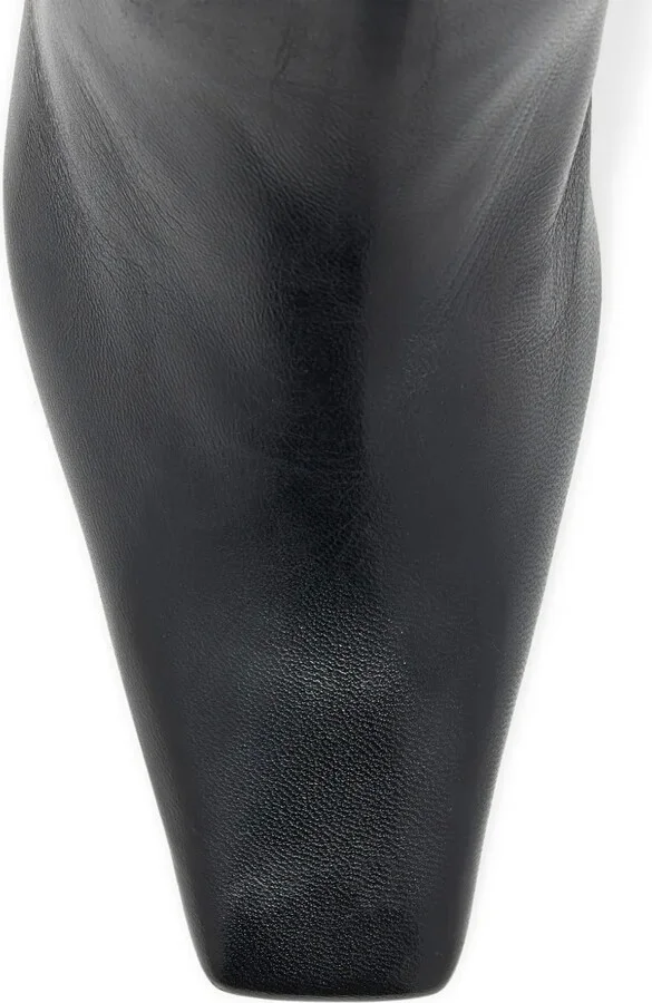 Trap leather knee-high boots - Image 3
