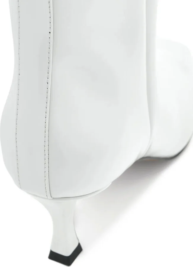 Trap leather knee-high boots - Image 4