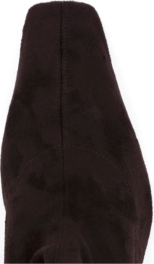 Trap over-the-knee leather boots - Image 4
