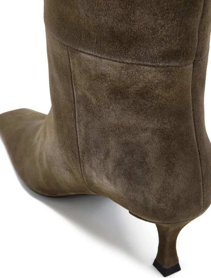 Trap suede knee-high boots - Image 4