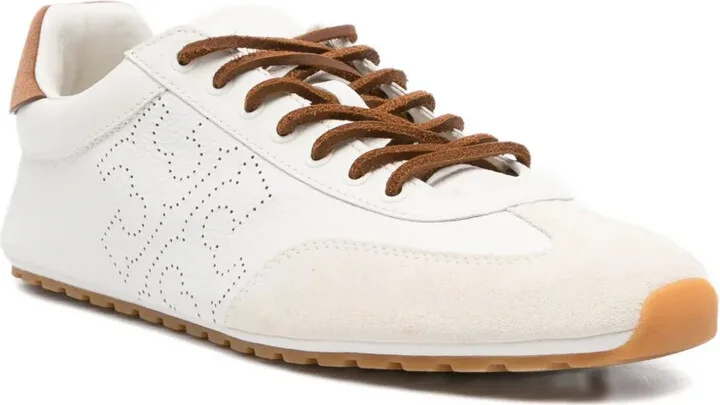 Travel leather perforated sneakers - Image 2