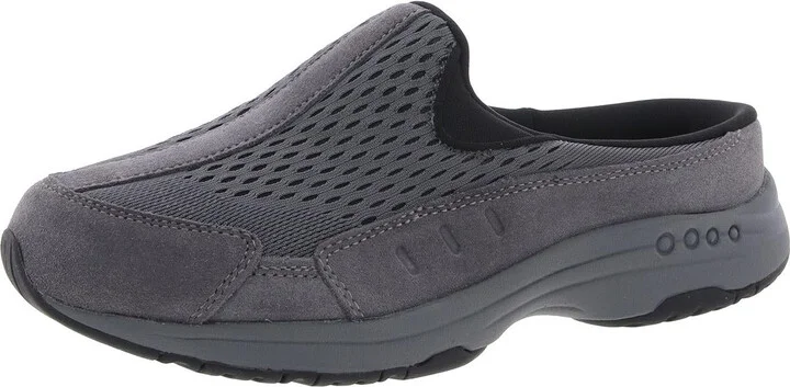 Travel Time 675 Womens Cushioned Footbed Leather Slip-On Sneakers