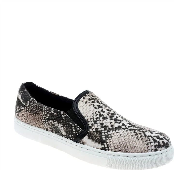 Traveler 4 Sneakers In Taupe/snake