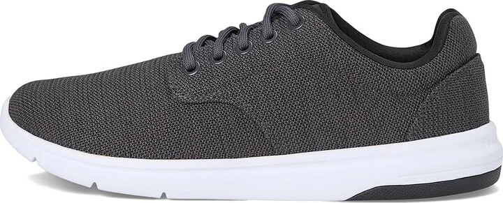 TravisMathew The Daily 2.0 Knit Men's Walking Shoes Heather Grey Pinstripe : 14 M, Leather - Image 6