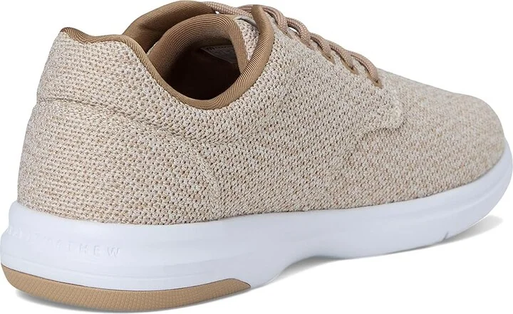 TravisMathew The Daily 2.0 Knit Men's Walking Shoes Heather Grey Pinstripe : 14 M, Leather - Image 10