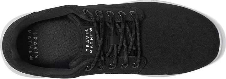 TravisMathew The Daily 2.0 Woven Men's Walking Shoes Black : 11.5 M, Canvas/Leather/Rubber - Image 2