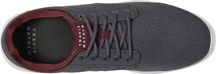 TravisMathew The Daily 2.0 Woven Men's Walking Shoes Black : 11.5 M, Canvas/Leather/Rubber - Image 7
