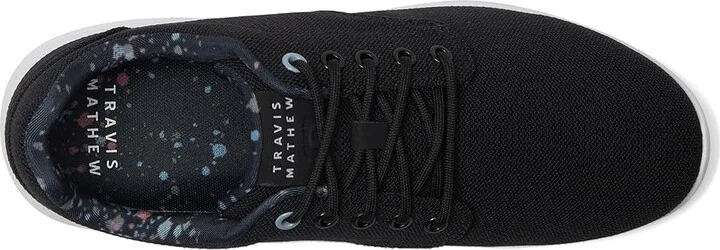 TravisMathew The Daily II Knit Print Men's Lace-up Boots Black/Splatter : 14 M, Synthetic - Image 2