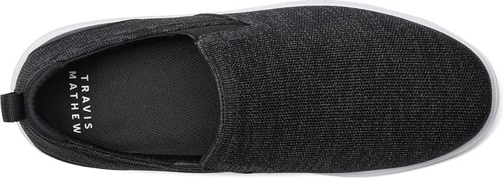 TravisMathew The Daily Knit Slip Men's Lace-up Boots Heather Black : 10.5 M - Image 2