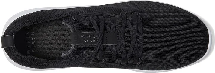TravisMathew The Daily Lite Men's Walking Shoes Black : 7 M, Leather/Rubber - Image 2