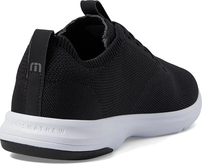 TravisMathew The Daily Lite Men's Walking Shoes Black : 7 M, Leather/Rubber - Image 4