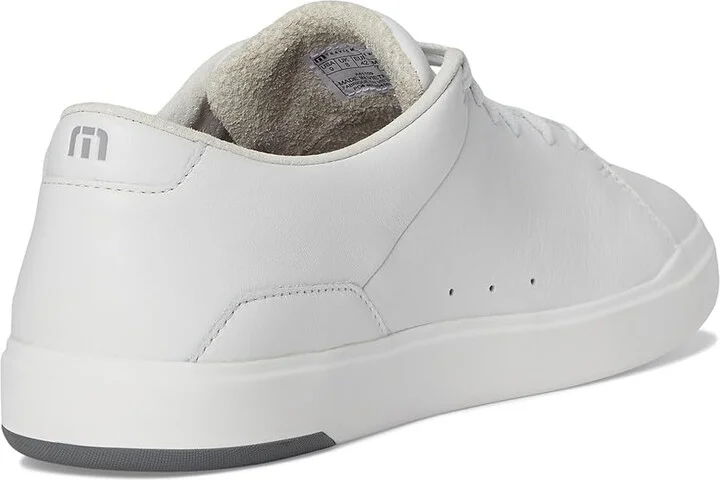 TravisMathew The Modern Cup Men's Slip on Shoes White : 14 M, Leather - Image 4