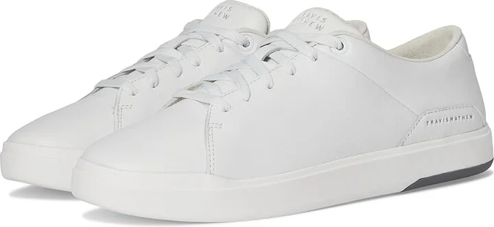 TravisMathew The Modern Cup Men's Slip on Shoes White : 14 M, Leather
