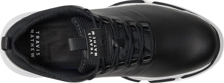 TravisMathew The Ringer 2.0 Men's Golf Shoes Black : 8 M, Leather/Rubber - Image 2