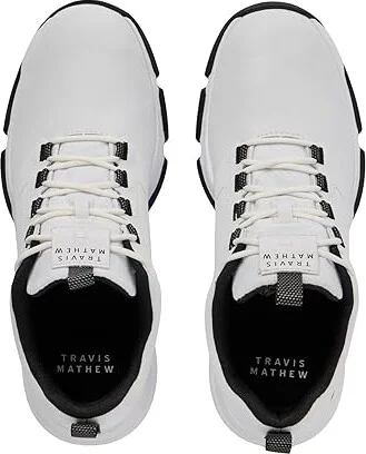 TravisMathew The Ringer 2.0 Men's Golf Shoes Black : 8 M, Leather/Rubber - Image 7
