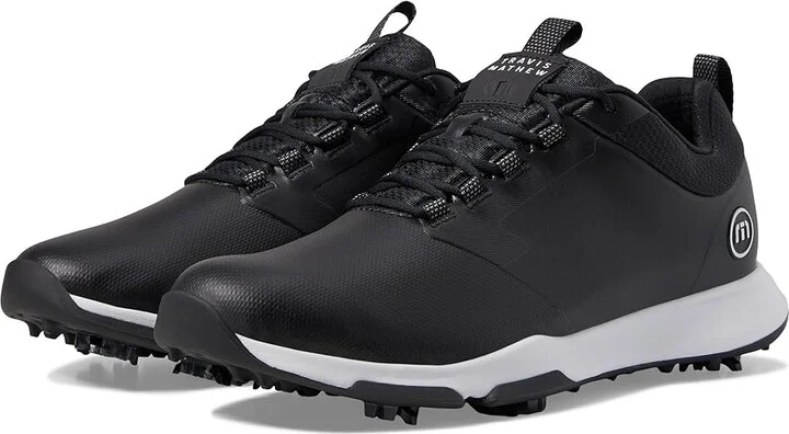 TravisMathew The Ringer 2.0 Men's Golf Shoes Black : 8 M, Leather/Rubber