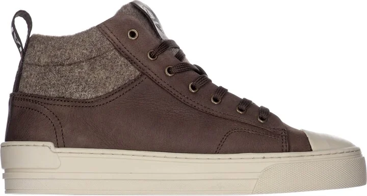 Tray Wool Lined Mid Top Sneaker - Image 3