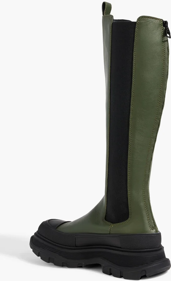 Tread Slick leather knee boots - Image 3