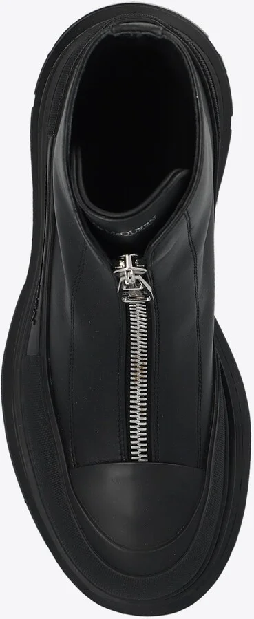 Tread Slick Leather Platform Boots - Image 3
