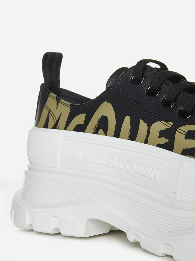 Tread Slick Leather Sneakers - Image 4