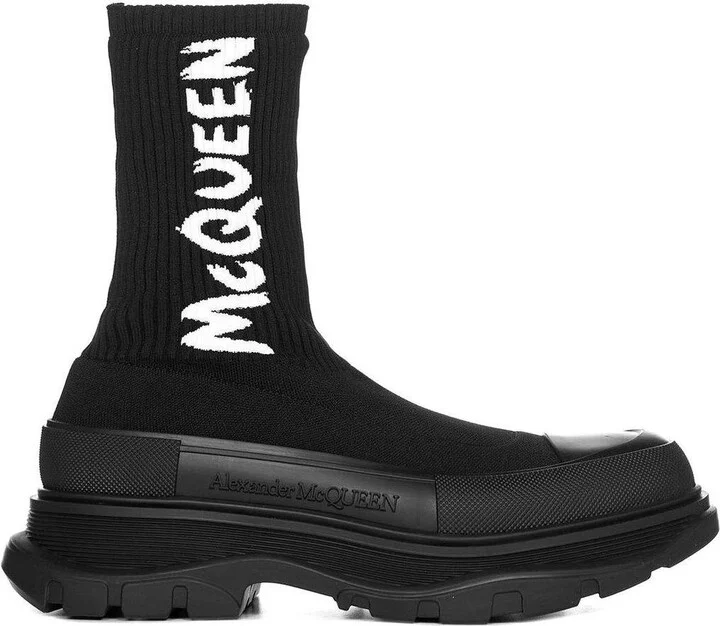 Tread Slick Logo Intarsia Boots
