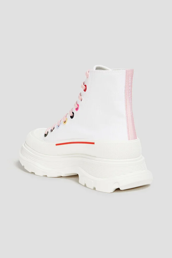 Tread Slick rubber and canvas high-top sneakers - Image 3